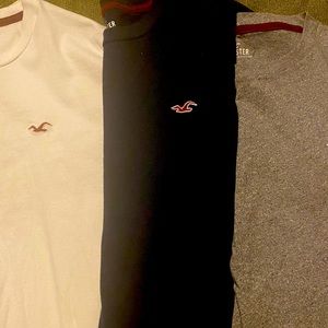 3 pack Hollister tees
